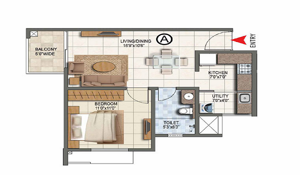 Prestige Kew Gardens Floor Plan