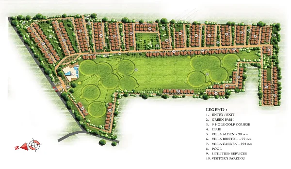 Prestige Augusta Golf Village Master Plan