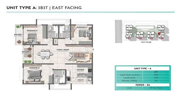 Prestige Clairemont Floor Plan