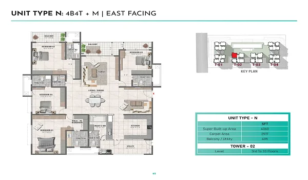 Prestige Clairemont Floor Plan