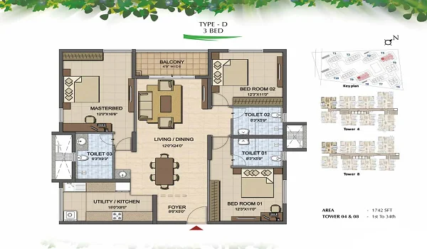 Prestige High Fields Floor Plan