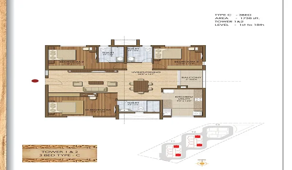 Prestige Ivy League Floor Plan