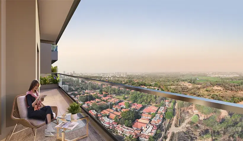 Prestige Raintree Park Spacious Balcony