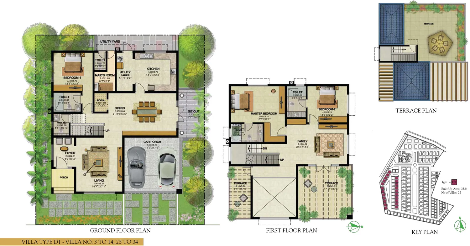 Prestige Royal Woods Floor Plan