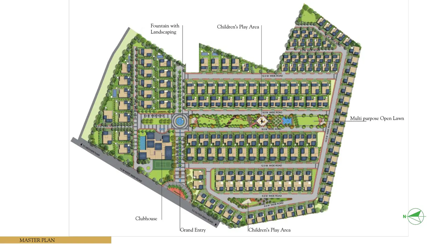 Prestige Royal Woods Master Plan